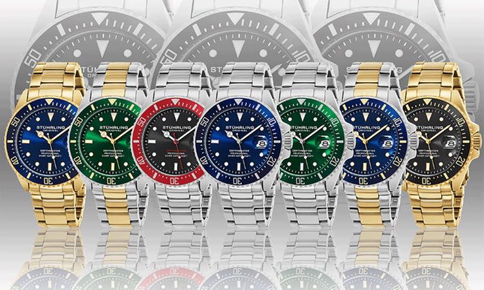 3950.1 Stührling 42mm İsviçre Üretimi Erkek Kol Saati
