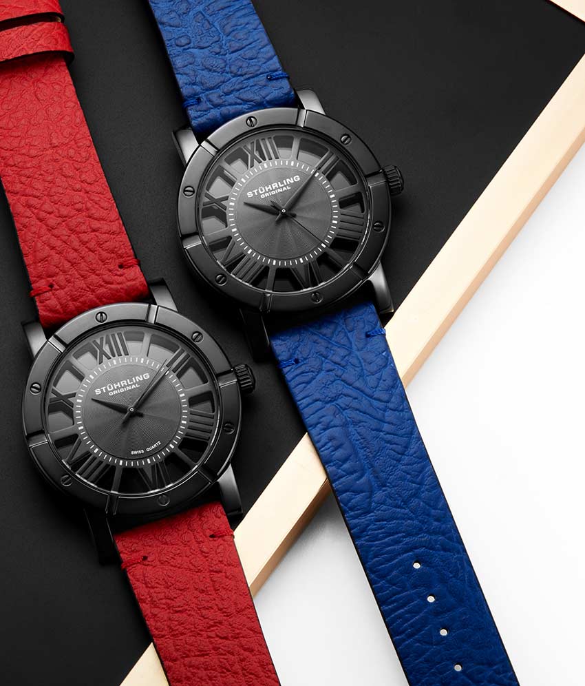 881B.04 Stührling 42mm İsviçre Üretimi Erkek Kol Saati