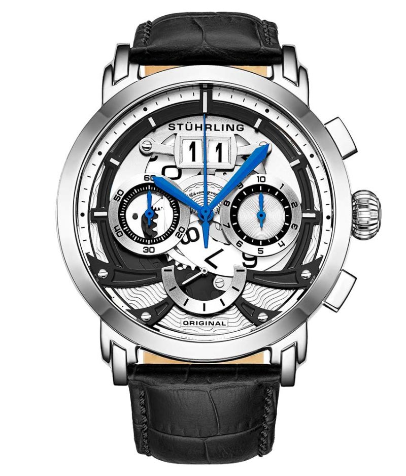 926.02 Stührling 47mm İsviçre Üretimi Erkek Kol Saati