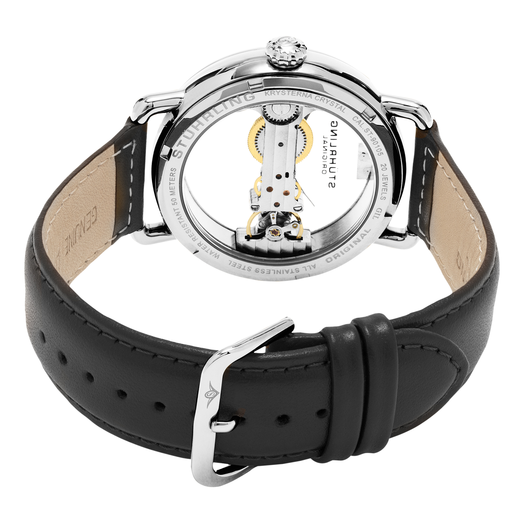 976.01 Mekanik Stührling 42mm Kurmalı Erkek Kol Saati