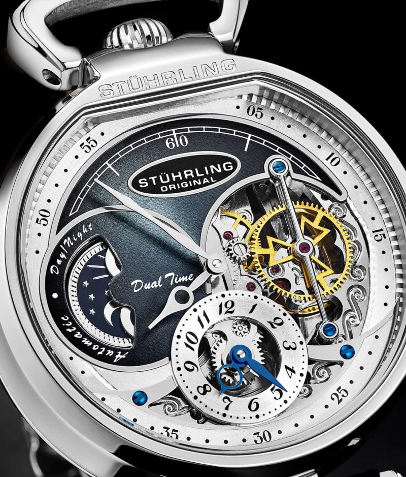 988B.01 Stührling 46mm Otomatik Erkek Kol Saati
