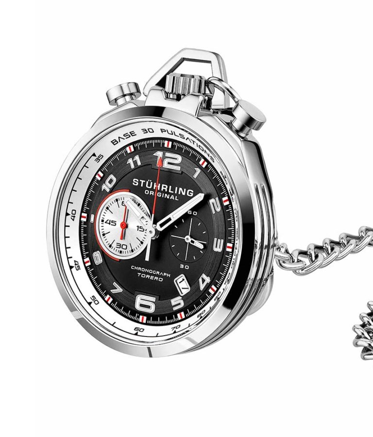990.02 Stührling 48mm Quartz Chronograph Cep Saati 