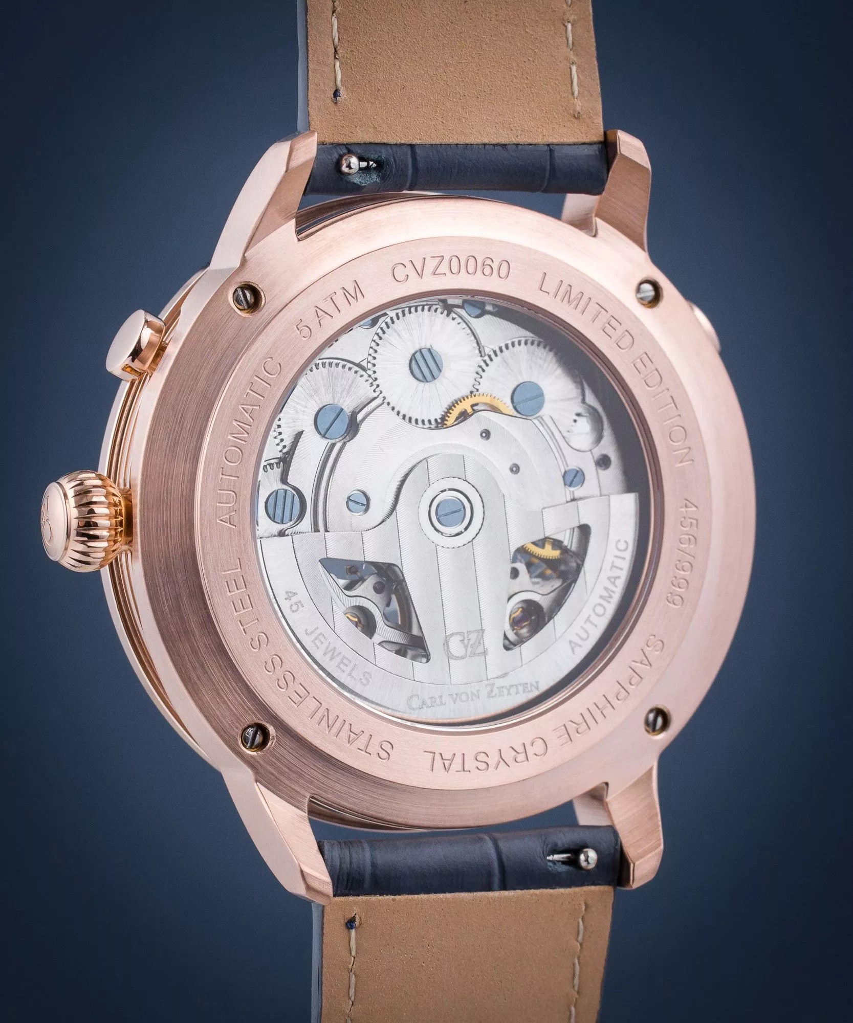 CVZ0060RBLS 45mm Otomatik Erkek Kol Saati