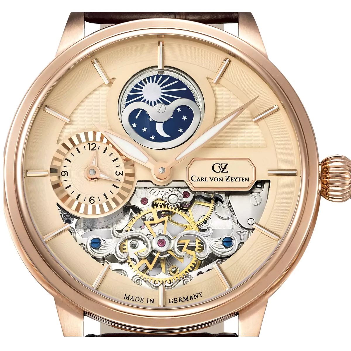 Carl Von Zeyten CVZ0048RG 45mm Otomatik Erkek Kol Saati