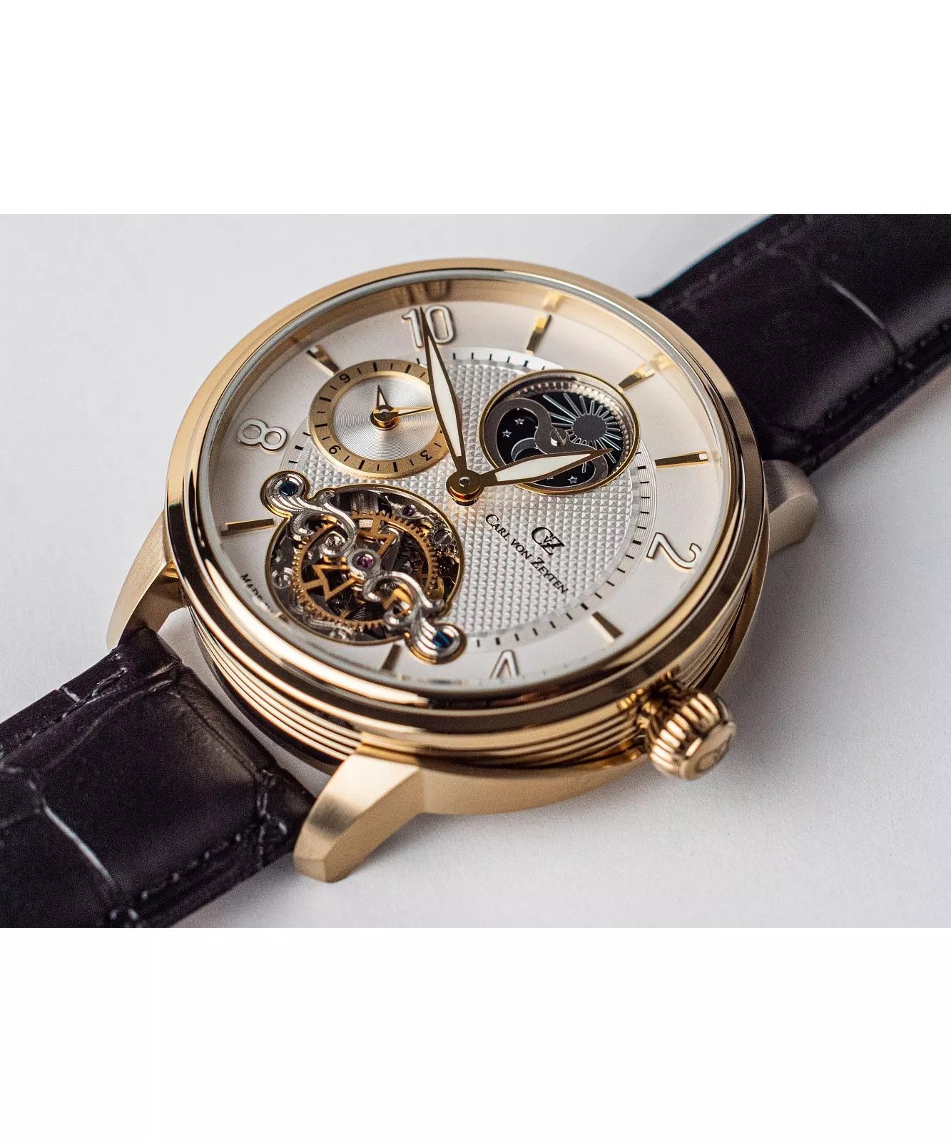 Carl Von Zeyten Cvz0046GWH 45mm Limited Edition 098\999 Otomatik Erkek Kol Saati