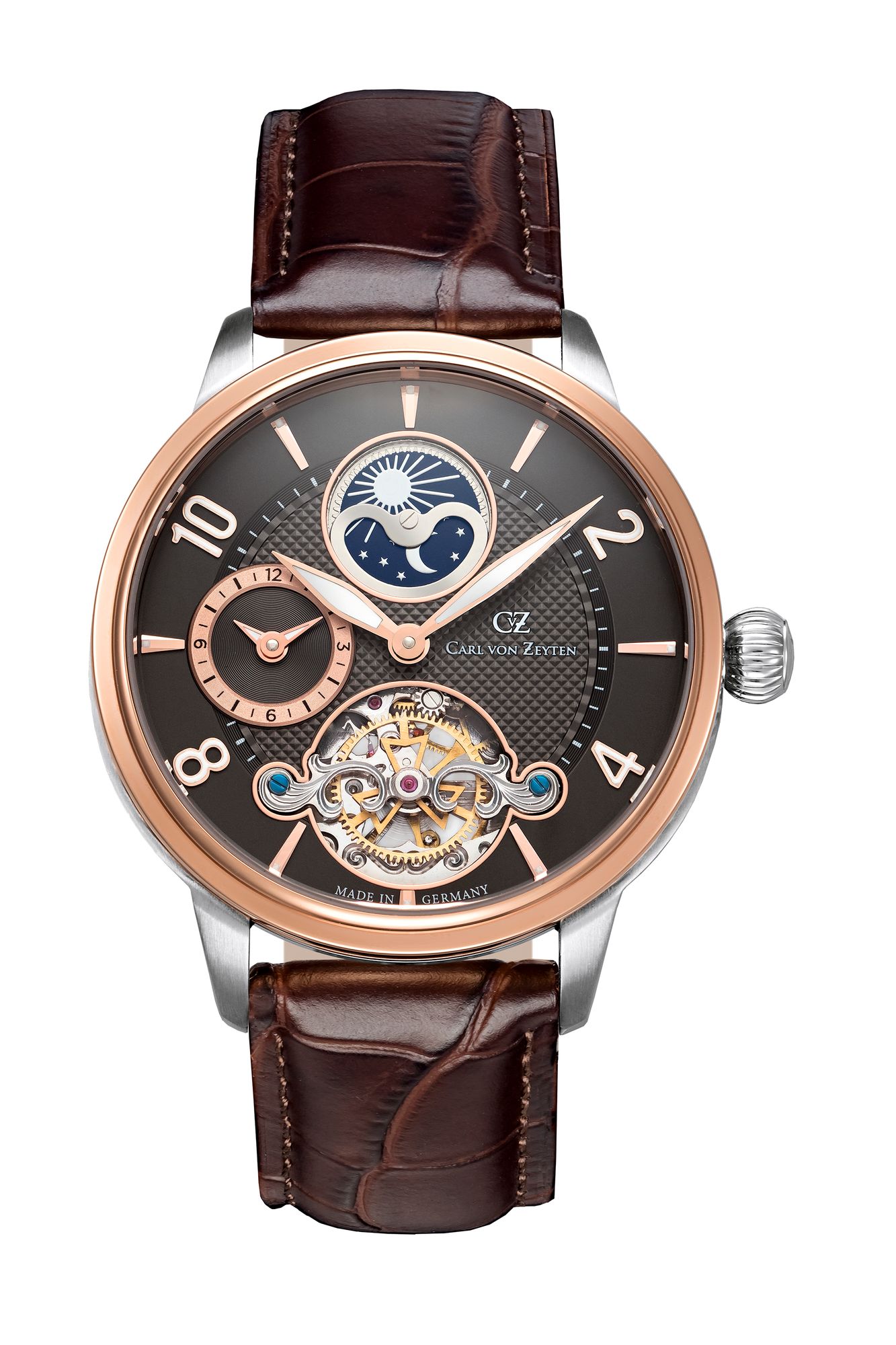 Carl Von Zeyten Cvz0046RBR 45mm Limited Edition 108\999 Otomatik Erkek Kol Saati