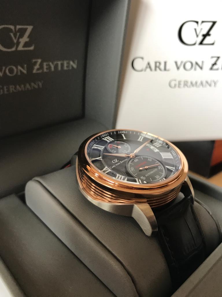 Carl von Zeyten Otomatik Erkek Kol Saati CVZ0082BKS