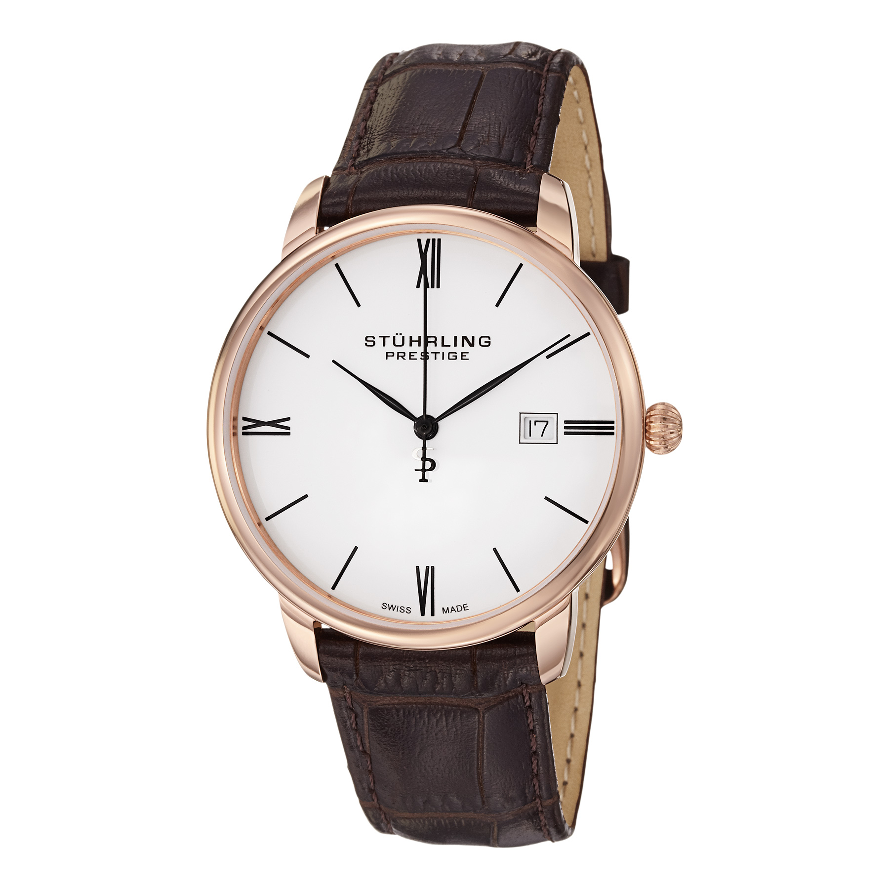 307L.334K2 Stührling 40mm İsviçre Üretimi Erkek Kol Saati