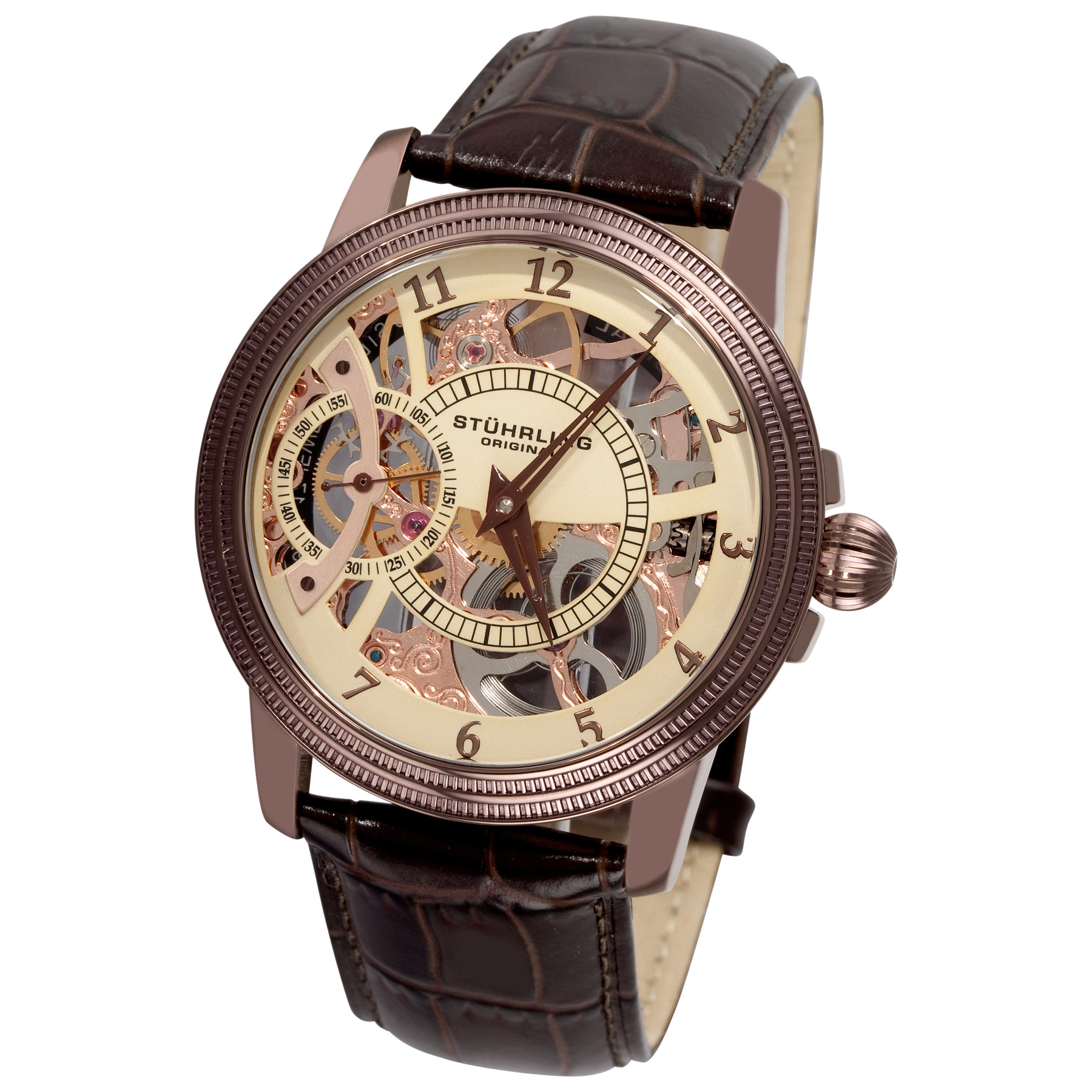 228.3365K77 Mekanik Stührling 44mm Kurmalı Erkek Kol Saati