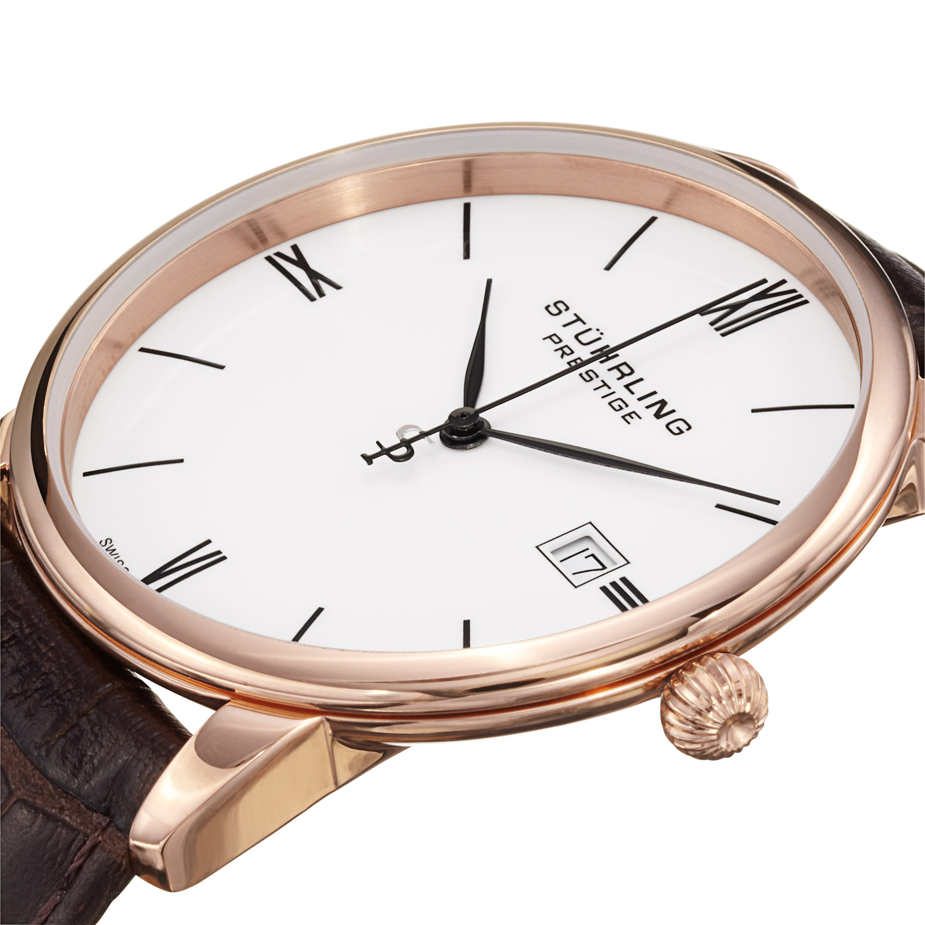 307L.334K2 Stührling 40mm İsviçre Üretimi Erkek Kol Saati