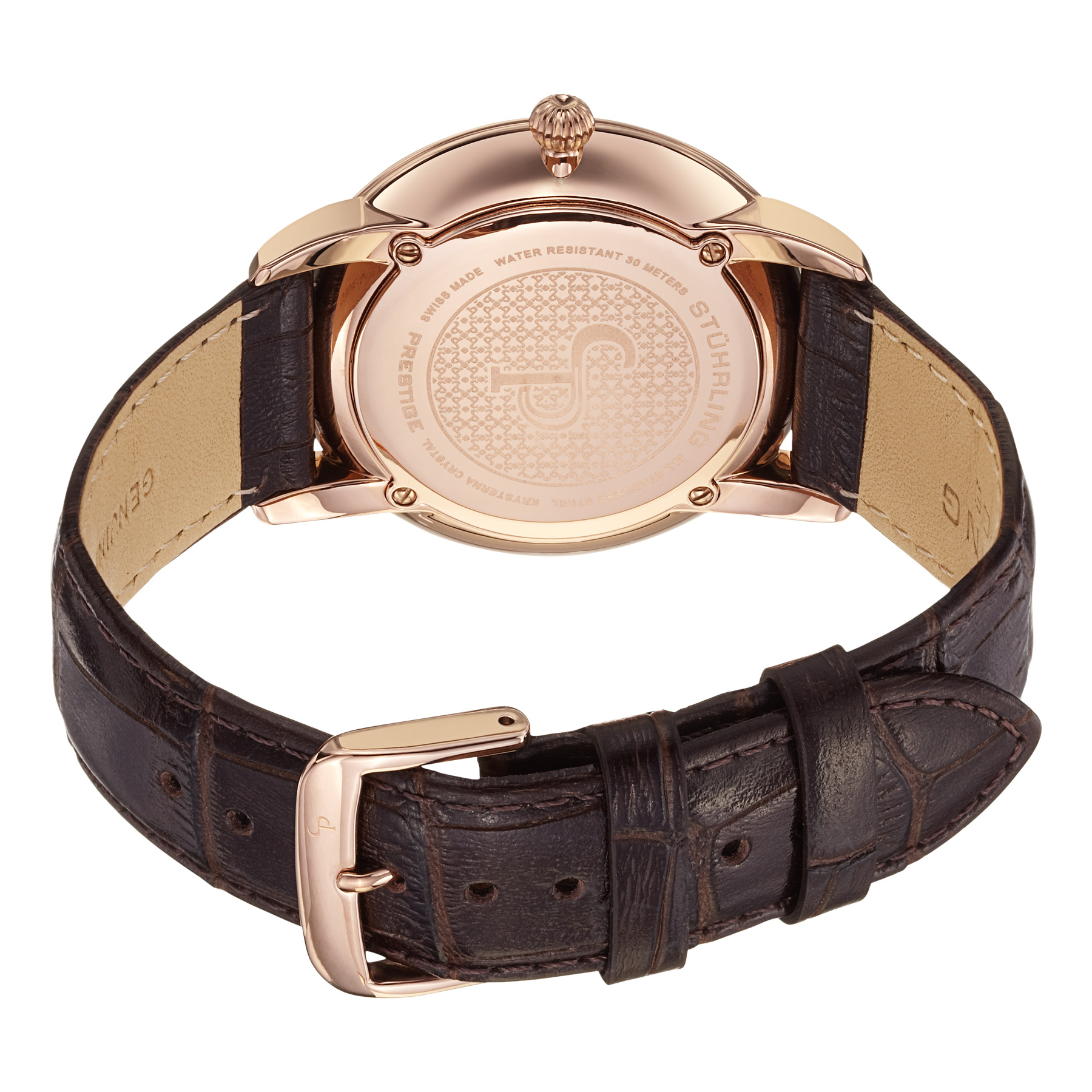 307L.334K2 Stührling 40mm İsviçre Üretimi Erkek Kol Saati