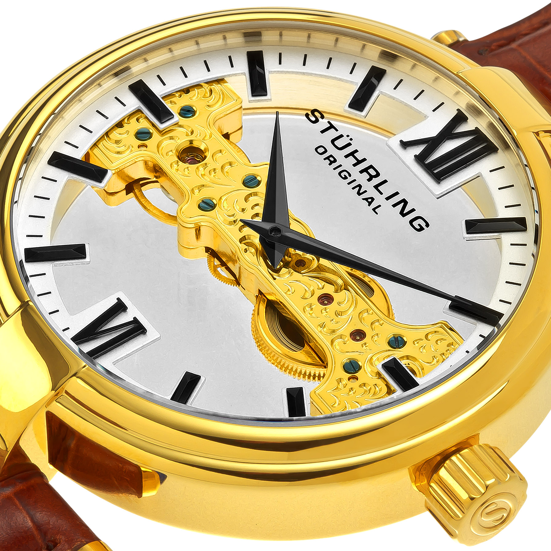 330.3335K2 Mekanik Stührling 46mm Kurmalı Erkek Kol Saati