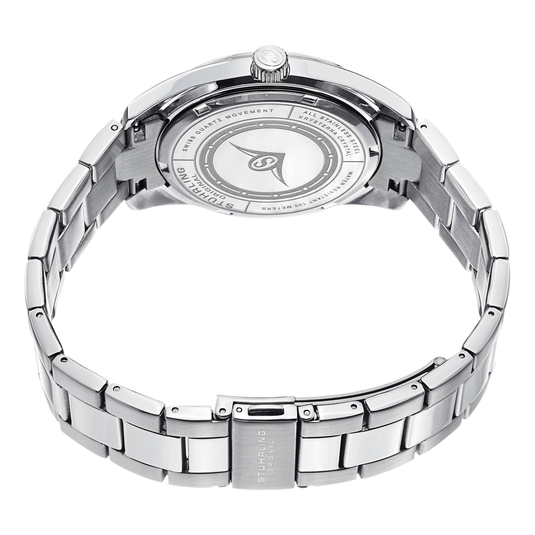 414.33116AM Stührling 42mm İsviçre Üretimi Erkek Kol Saati