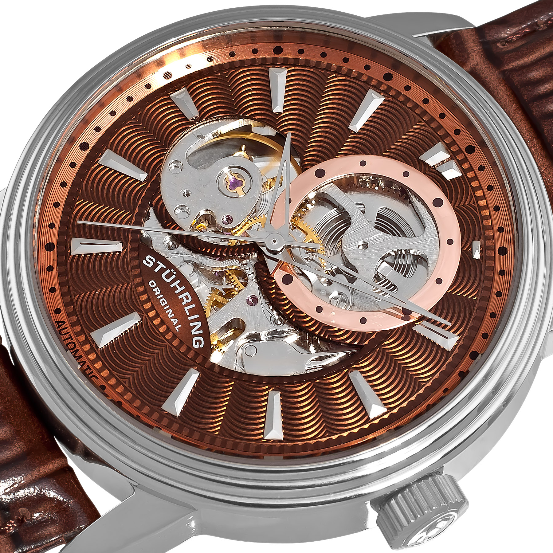 1076.3315K59 Stührling 44mm Otomatik Erkek Kol Saati