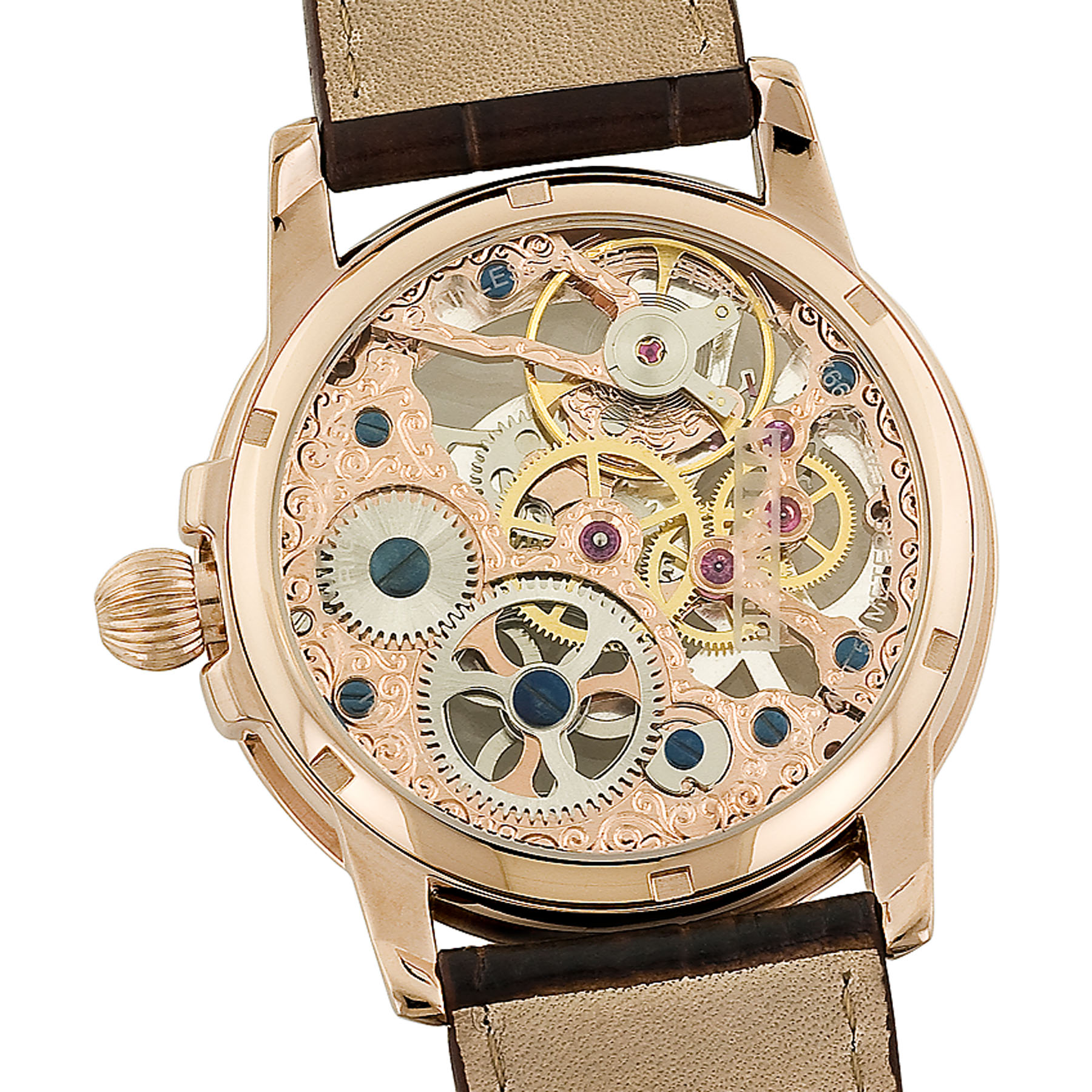 228.33452 Mekanik Stührling 44mm Kurmalı Erkek Kol Saati